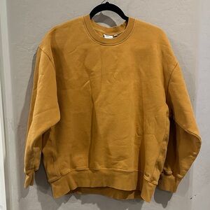 TNA women’s Mustard Yellow Crewneck Sweatshirt